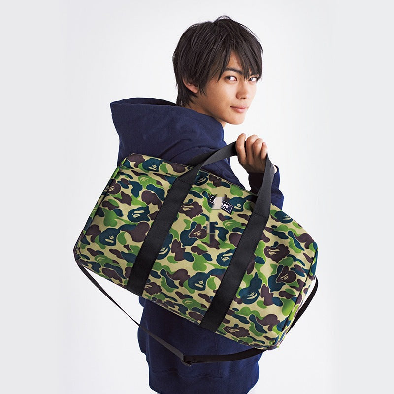 Bathing ape BAPE Bag Large Capacity Waterproof Travel Bag