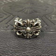 CHH Chrome heart Cross Ring