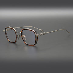 CHH Chrome Hearts Glasses Double-bridge Square Eyeglass Frames