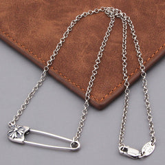 CHH Chrome heart Cross Necklace Vintage Cross Pin Necklace Men's and Women's