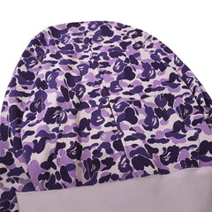 Ape Hoodie Taro Purple Embroidered Letters