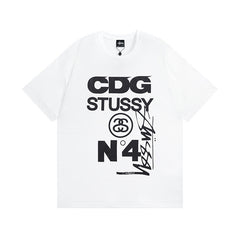 Stussy T Shirts Casual Loose Couple T Shirts