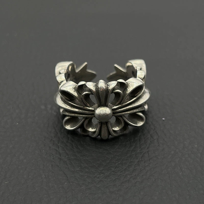 CHH Chrome heart Cross Ring Vintage Cross