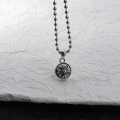 CHH Chrome heart Cross Necklace Vintage Cross Pendant for Men and Women