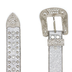 Hip-hop punk rhinestone belt punk style
