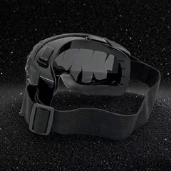Trendy punk glasses dark series