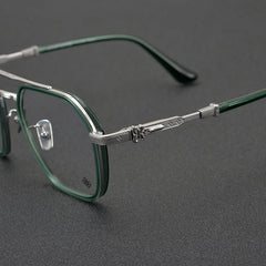 CHH Chrome Hearts Glasses Japanese Handmade Double Beam Glasses Frame Sunglasses
