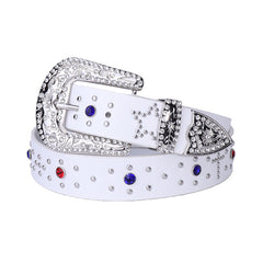 Hip-Hop Punk Rhinestone Belt