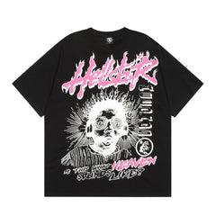 Hellstar T Shirt Creative Printing High-quality pure cotton high-street clothing