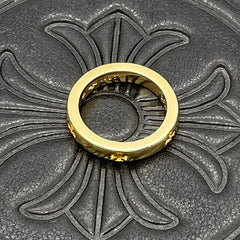 CHH Chrome heart Cross Ring Golden Cross