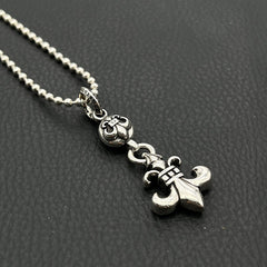 CHH Chrome heart Cross Necklace Retro Pendant for Men and Women