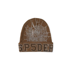 Sp5der Knitted Beanie Wool