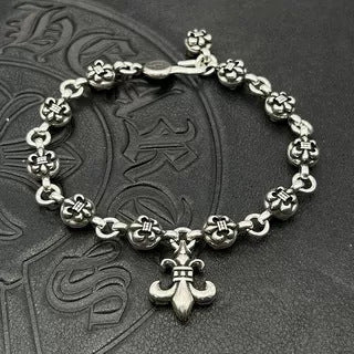 CHH Chrome heart Cross Bracelet Flower Domineering Classic
