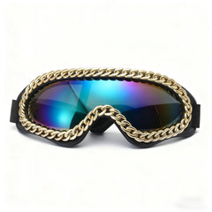 Trendy punk glasses chain decoration