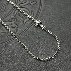 CHH Chrome heart Cross Necklace Vintage Cross Collarbone Chain