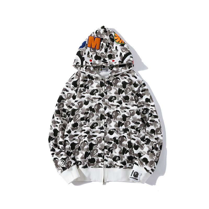 Bathing Ape Bape Hoodie Wind Ink Camouflage 10th Anniversary Limited Edition