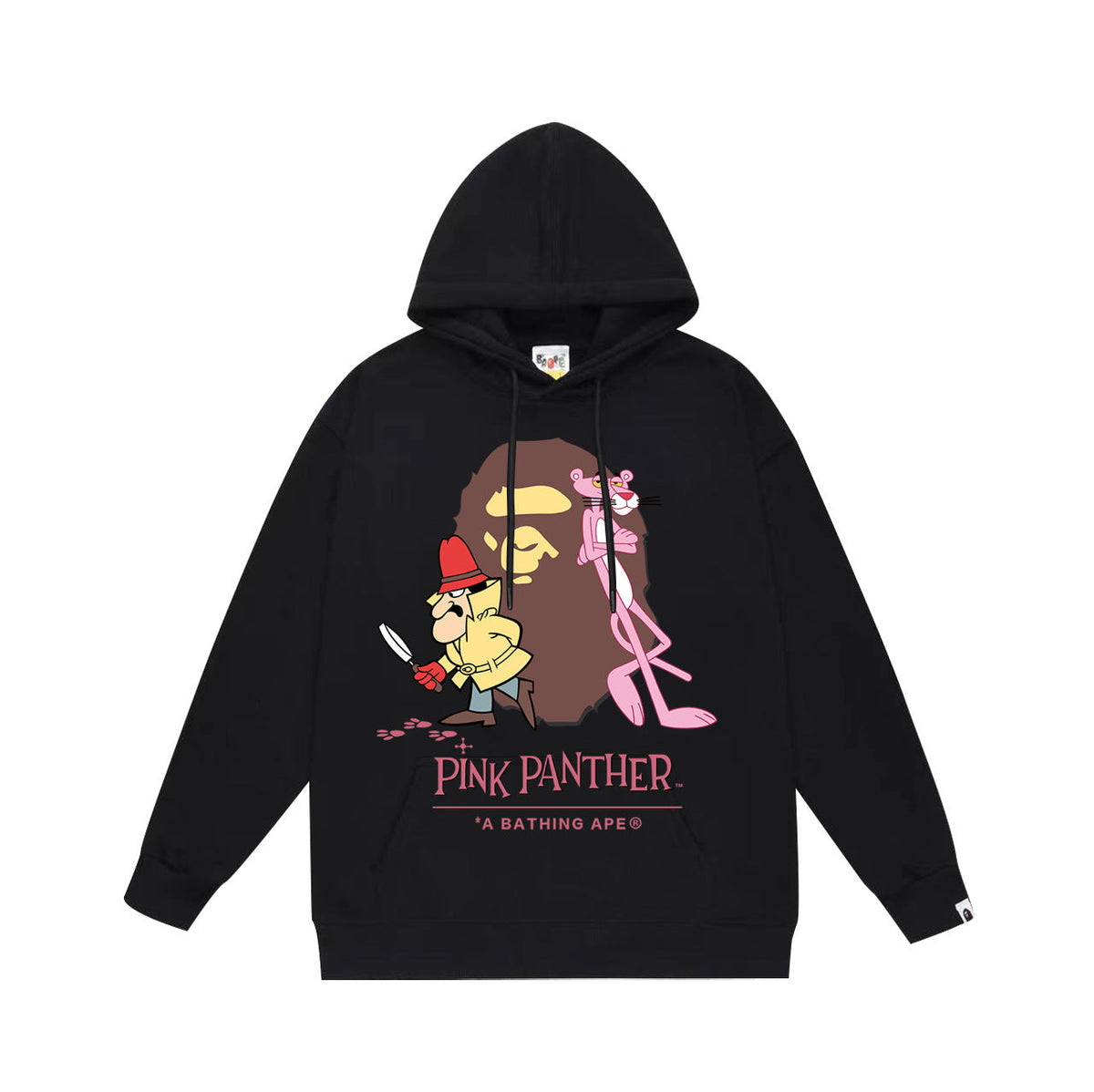 Bathing Ape Bape Hoodie Autumn/Winter Letter Print Loose Hoodie Pullover Ape Sweater