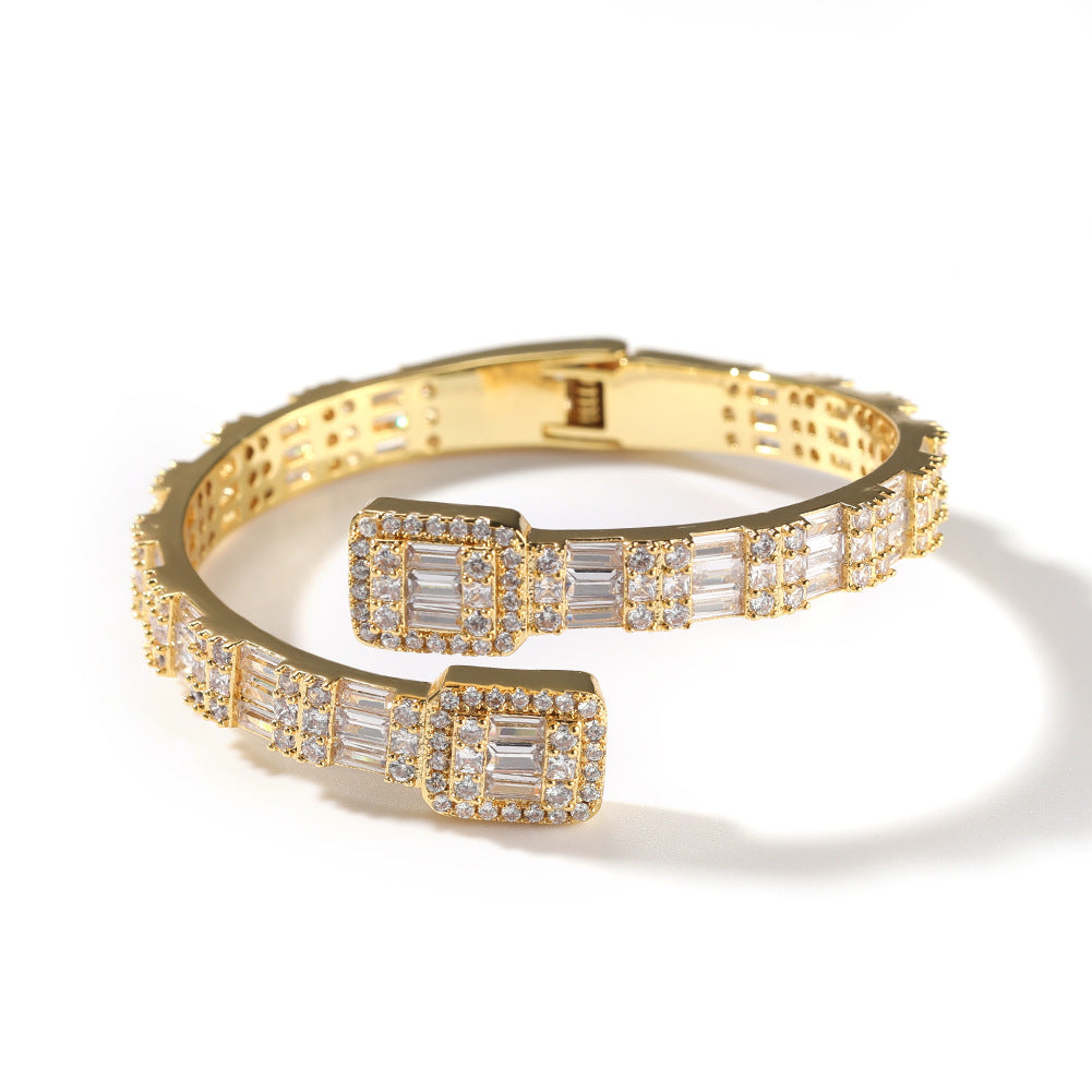 Bracelet Hiphop Bracelet ins Wind Diamond Spectrum St. Valentine's