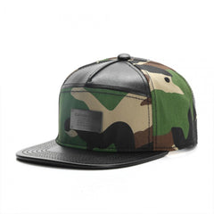 Trendy flat brimmed snapback hatsadjustable sunshade
