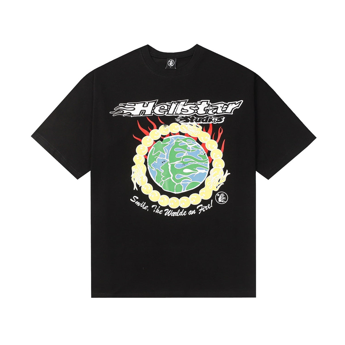 Hellstar T-Shirt Summer Top Short Sleeve High-quality pure cotton high-street clothing