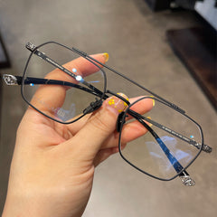 CHH Chrome Hearts Glasses Pure Titanium Myopia Ultra Light Retro Glasses Frame