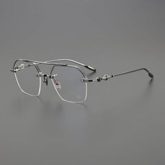 CHH Chrome Hearts Glasses Vintage gold rimless myopia frames