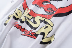 Hellstar T Shirt Hellstar Studios Globe tee High-quality pure cotton high-street clothing