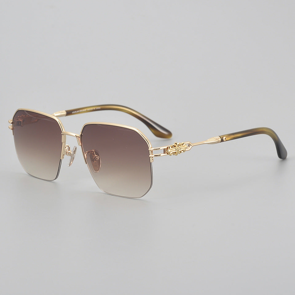 Chrome Hearts Sunglasses Personalized Double Beam Sunglasses