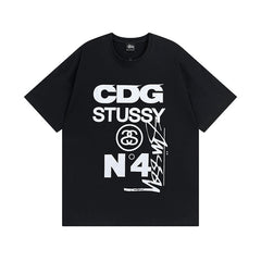 Stussy T Shirts Casual Loose Couple T Shirts