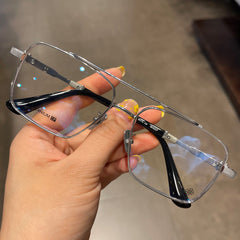 CHH Chrome Hearts Glasses Pure Titanium Square Myopia Glasses Frame