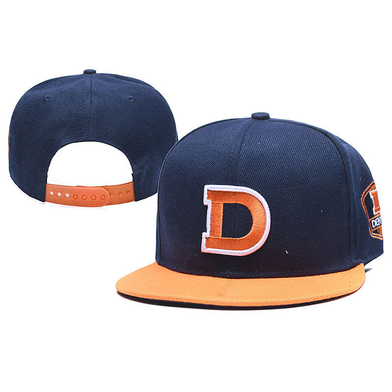 Trendy flat brimmed snapback hatsletter sunshade