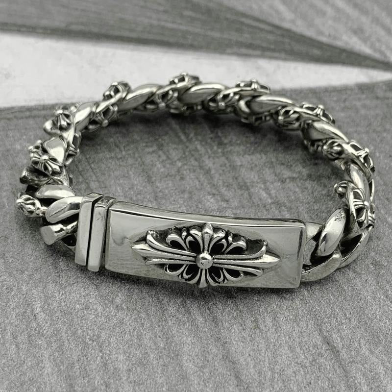 CHH Chrome heart Cross Bracelet Hip Hop Personality