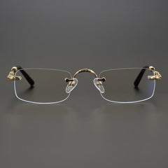 CHH Chrome Hearts Glasses Frameless Glasses Frame Vintage Ultra Light Myopia Glasses Frame
