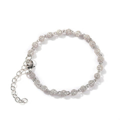 Bracelet Copper Zircon Bracelet Round Bead Bracelet ins St. Valentine's Royalty