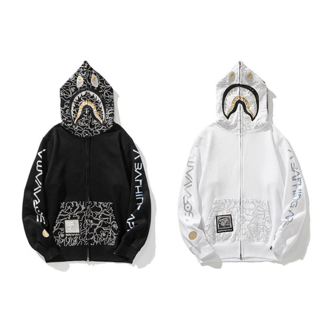 Bathing ape hoode bape empty mountain base shark bgm 3d digital