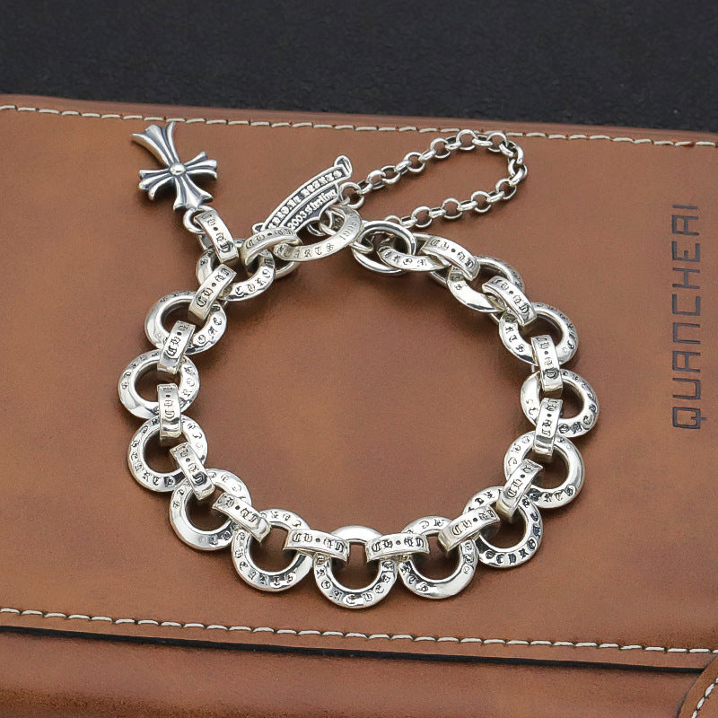 CHH Chrome heart Cross Bracelet Letter Vintage Cross