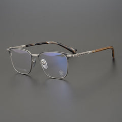 CHH Chrome Hearts Glasses Refined Pure Titanium Ultra Light Retro Box Business Eye Myopia Mirror Frame