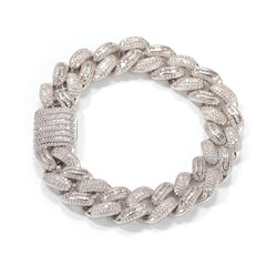 Bracelet Zircon Cuban Chain Bracelet Trendy Vintage Spectrum Jesus Pieces