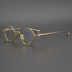 CHH Chrome Hearts Glasses Double Beam Retro Pure Titanium Ultra Light Glasses Frame