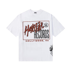 Hellstar T-Shirt Summer Top Short Sleeve High-quality pure cotton high-street clothing