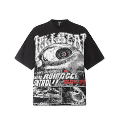 Hellstar  T-shirt Direct Printing Pattern High-quality pure cotton high-street clothing