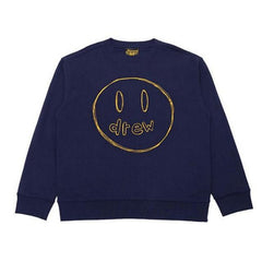 DREW HOUSE Hoodie Navy blue embroidery