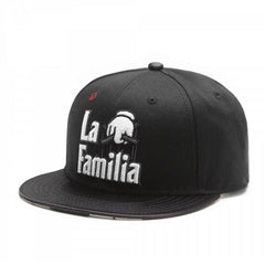 Trendy flat brimmed snapback hatsla familia sunshade breathable for men and women