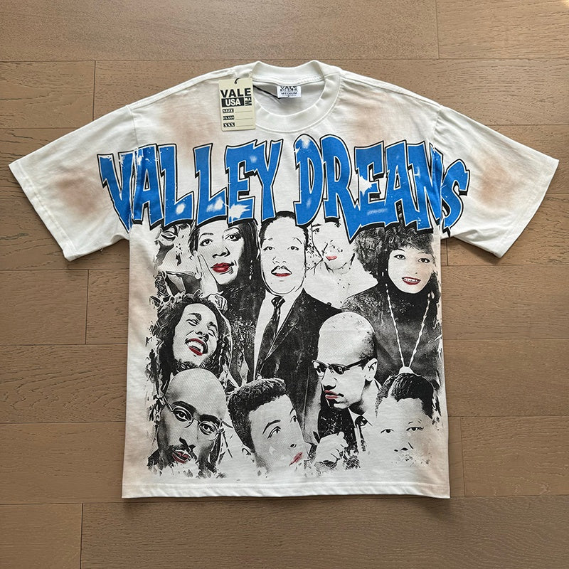 Valeforever Vale T Shirts Distressed white print