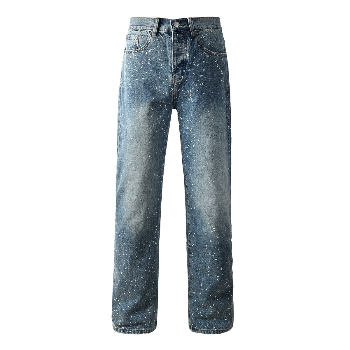 Mens trendy purple jeans 100% cotton  Jeans Rhinestones #9126