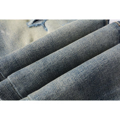Mens trendy purple jeans 100% cotton Pure Cotton High Street Trend