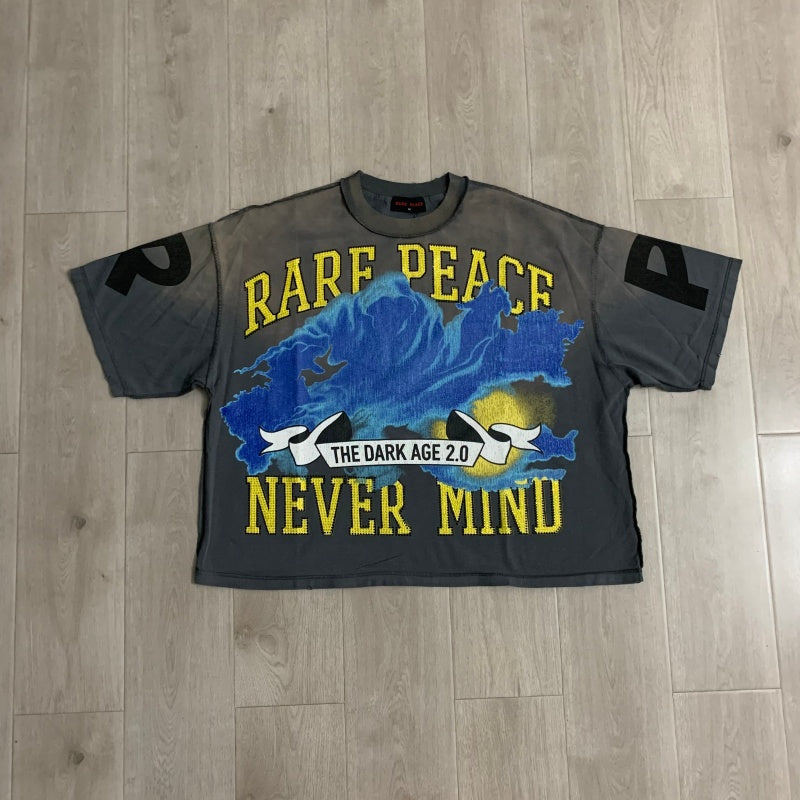 RARE PEACE T SHIRTS High-quality streetwear made from 260g pure cotton fabric.