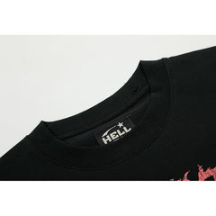 Hellstar T-shirt Direct Printing Pattern High-quality pure cotton high-street clothing
