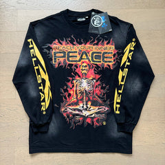 Hellstar Long Sleeve Shirts High-quality pure cotton high-street clothing