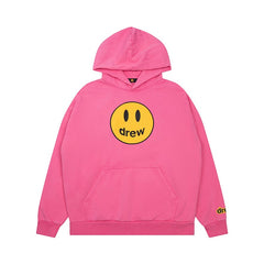 DREW HOUSE Hoodie Textured pink pure cotton